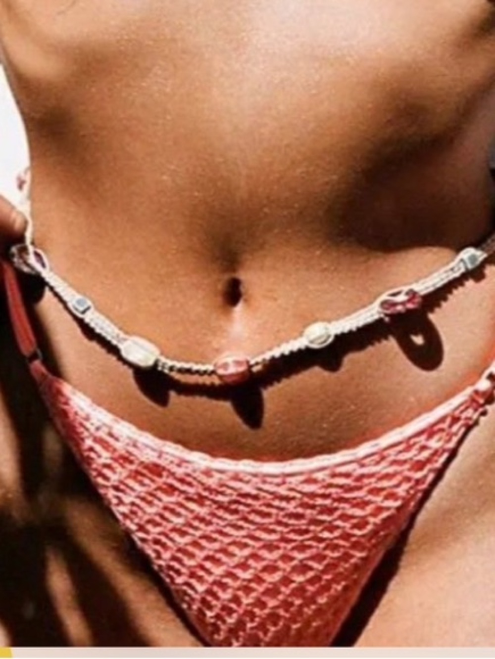 Free People Sparks Belly Chain
Ivory Rust nwt
